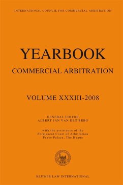 Cover Yearbook Commercial Arbitration Vol XXXIII 2008 (eBook, ePUB)