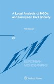 Legal Analysis of NGOs and European Civil Society (eBook, ePUB)