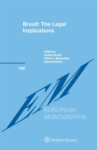 Brexit: The Legal Implications (eBook, ePUB)