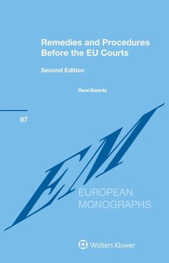 Remedies and Procedures Before the EU Courts (eBook, ePUB) - Barents, Rene