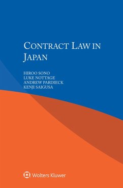 Contract Law in Japan (eBook, ePUB) - Sono, Hiroo