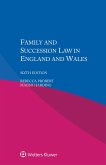 Family and Succession Law in England and Wales (eBook, ePUB)