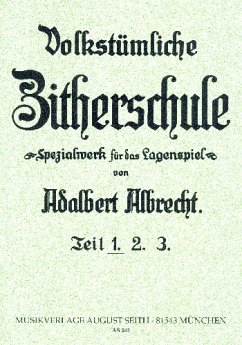 Cover Volkstümliche Zitherschule Band 1 für Konzertzither Münchner Stimmung