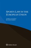 Sports Law in the European Union (eBook, ePUB)