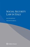 Social Security Law in Italy (eBook, ePUB)