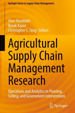 Agricultural Supply Chain Management Research