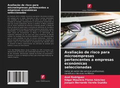 Avaliação de risco para microempresas pertencentes a empresas económicas seleccionadas - Rodríguez, Axel; Flores Sánchez, Edgar Mauricio; Varela Espidio, Joaquín Bernardo