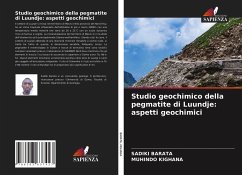 Studio geochimico della pegmatite di Luundje: aspetti geochimici - Barata, Sadiki; Kighana, Muhindo
