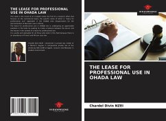 THE LEASE FOR PROFESSIONAL USE IN OHADA LAW - Nzei, Chardel Divin