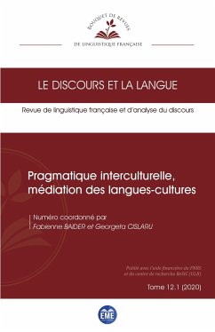 Pragmatique interculturelle, médiation des langues-cultures - Collectif