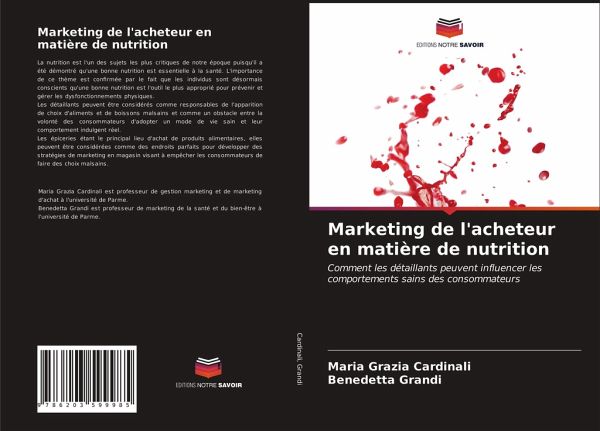 Marketing de l'acheteur en matière de nutrition Marketing de l'acheteur en matière de nutrition