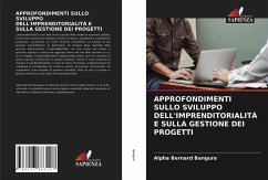 APPROFONDIMENTI SULLO SVILUPPO DELL'IMPRENDITORIALITÀ E SULLA GESTIONE DEI PROGETTI - Bangura, Alpha Bernard