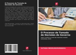 O Processo de Tomada de Decisões do Governo - Mekrungruengkul, Sutada