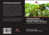 COMPORTEMENT AGRONOMIQUE DE LA PLANTE À HUILE DE RICIN