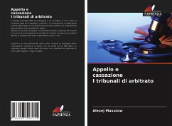 Appello e cassazione I tribunali di arbitrato - Maxurow, Alexej