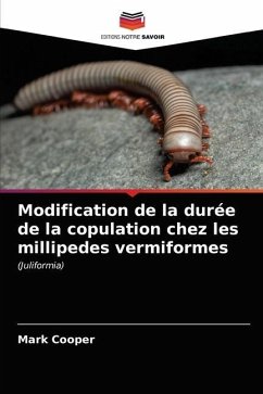 Modification de la durée de la copulation chez les millipedes vermiformes - Cooper, Mark