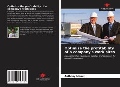 Optimize the profitability of a company's work sites - Menut, Anthony