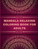 Mandala Relaxing coloring book for adults
