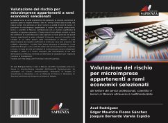 Valutazione del rischio per microimprese appartenenti a rami economici selezionati - Rodríguez, Axel; Flores Sánchez, Edgar Mauricio; Varela Espidio, Joaquín Bernardo