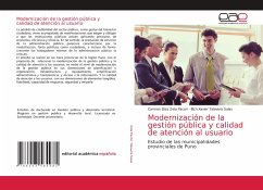 Modernización de la gestión pública y calidad de atención al usuario - Zela Pacori, Carmen Eliza; Talavera Salas, Illich Xavier