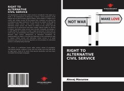 RIGHT TO ALTERNATIVE CIVIL SERVICE - Maxurow, Alexej