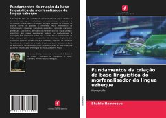 Cover Fundamentos da criação da base linguística do morfanalisador da língua uzbeque