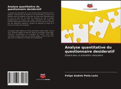 Analyse quantitative du questionnaire desideratif - Peña León, Felipe Andrés