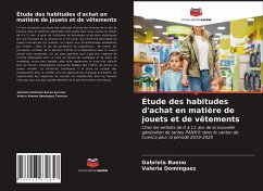 Étude des habitudes d'achat en matière de jouets et de vêtements - Bueno, Gabriela; Domínguez, Valeria