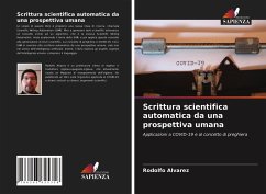 Scrittura scientifica automatica da una prospettiva umana - Alvarez, Rodolfo