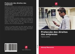 Protecção dos direitos das empresas - Maxurow, Alexej