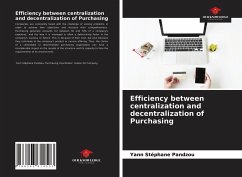 Efficiency between centralization and decentralization of Purchasing - Pandzou, Yann Stéphane