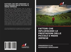 FATTORI CHE INFLUENZANO LE PRESTAZIONI DELLE PICCOLE E MEDIE IMPRESE - Elias, Anwaredin;Gerezgiher, Alemseged