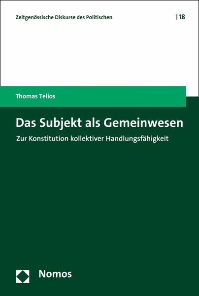 Das Subjekt als Gemeinwesen (eBook, PDF) Das Subjekt als Gemeinwesen (eBook, PDF)
