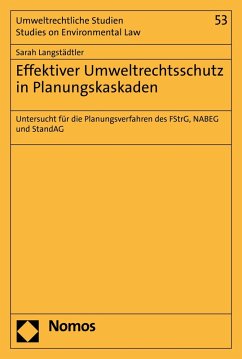 Cover Effektiver Umweltrechtsschutz in Planungskaskaden (eBook, PDF)