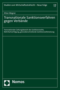 Transnationale Sanktionsverfahren gegen Verbände (eBook, PDF) - Wegner, Kilian