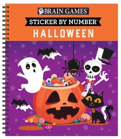Brain Games - Sticker by Number: Halloween - Publications International Ltd; Brain Games; New Seasons