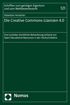 Die Creative Commons-Lizenzen 4.0 (eBook, PDF) - Horlacher, Sebastian