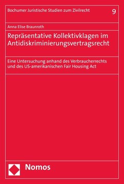 Repräsentative Kollektivklagen im Antidiskriminierungsvertragsrecht (eBook, PDF) - Braunroth, Anna Elise
