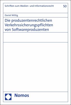 Cover Die produzentenrechtlichen Verkehrssicherungspflichten von Softwareproduzenten (eBook, PDF)