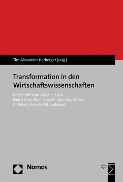 Cover Transformation in den Wirtschaftswissenschaften (eBook, PDF)