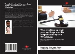 The citation in civil proceedings and its inapplicability via WhatsApp - Souza, Leonardo Henrique; Vancim, Adriano Roberto