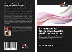 Un manuale per l'insegnamento nello studio universitario - Attar, D. M. A.