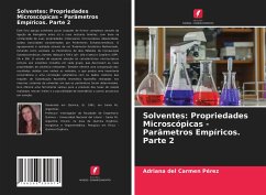 Solventes: Propriedades Microscópicas - Parâmetros Empíricos. Parte 2 - Pérez, Adriana del Carmen