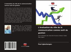 L'évaluation du rôle de la communication comme outil de gestion - Igbashangev, Paul