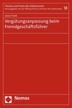 Cover Vergütungsanpassung beim Fremdgeschäftsführer (eBook, PDF)