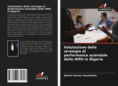 Cover Valutazione delle strategie di performance aziendale delle HMO in Nigeria