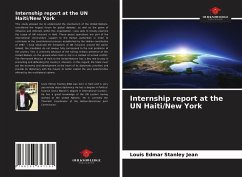 Internship report at the UN Haiti/New York - Jean, Louis Edmar Stanley