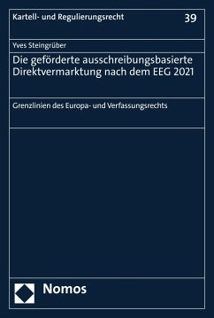 Cover Die geförderte ausschreibungsbasierte Direktvermarktung nach dem EEG 2021 (eBook, PDF)