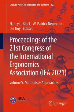 Cover Proceedings of the 21st Congress of the International Ergonomics Association (IEA 2021) (eBook, PDF)