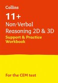 Collins 11+ - 11+ Non-Verbal Reasoning 2D and 3D Support and Practice Workbook: For the Cem 2021 Tests